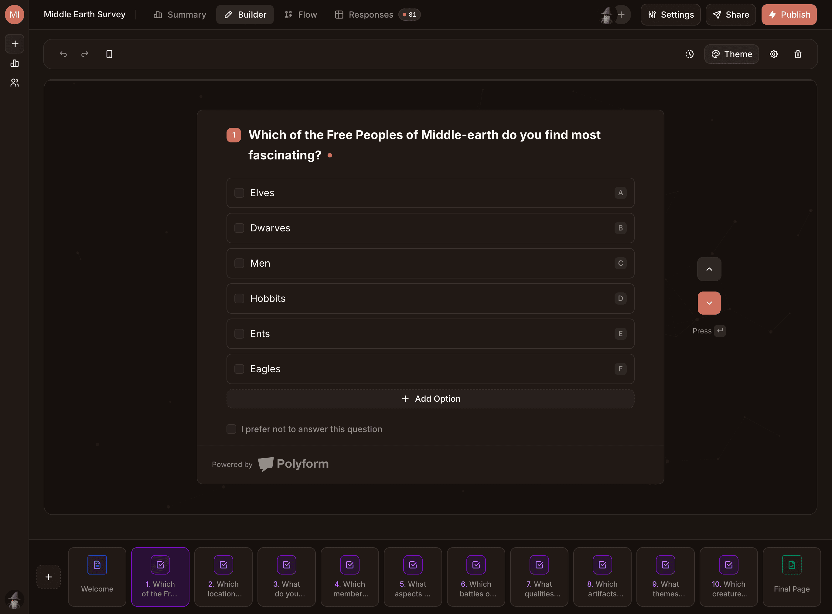 Polyform form builder