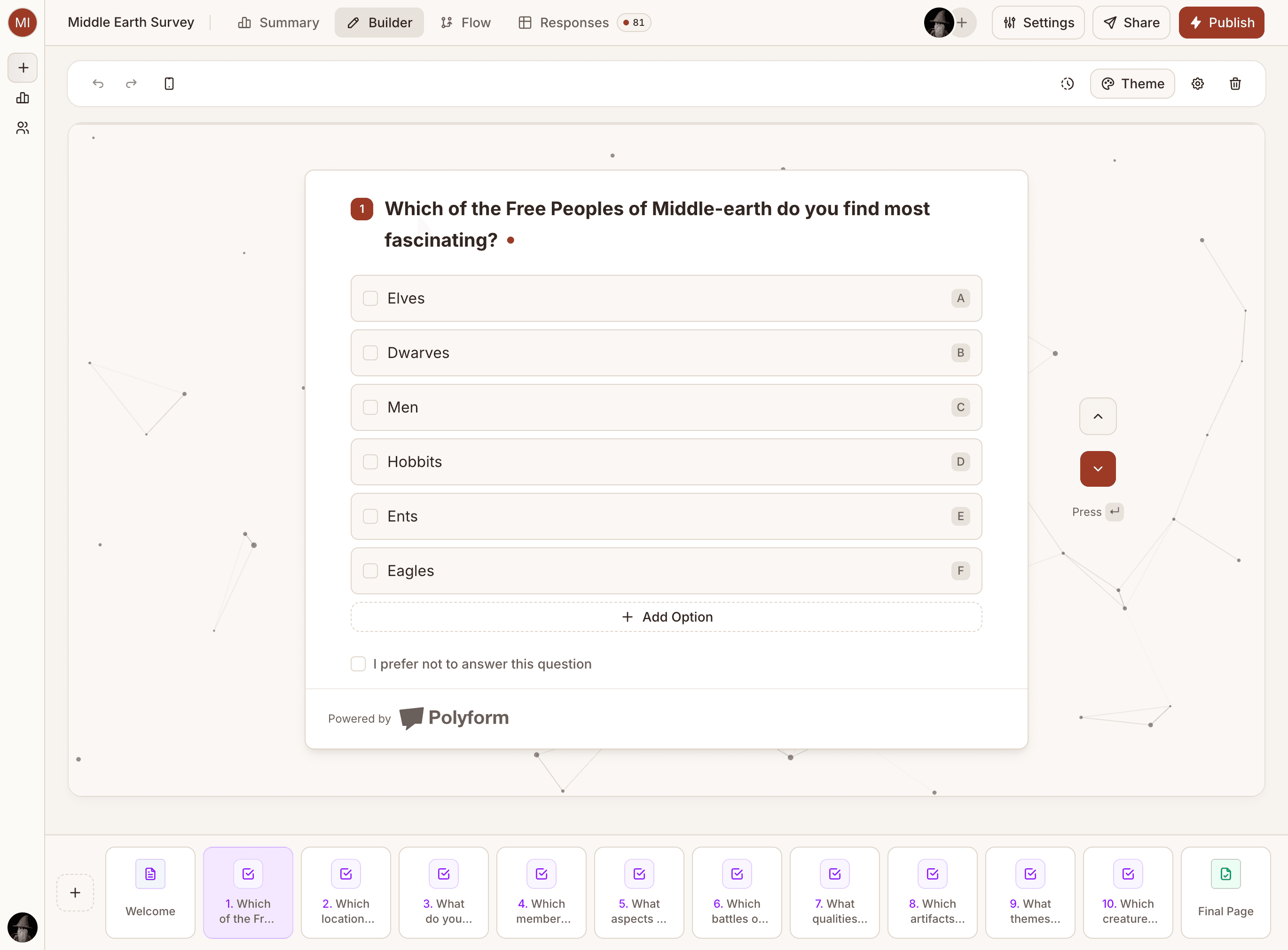 Polyform form builder